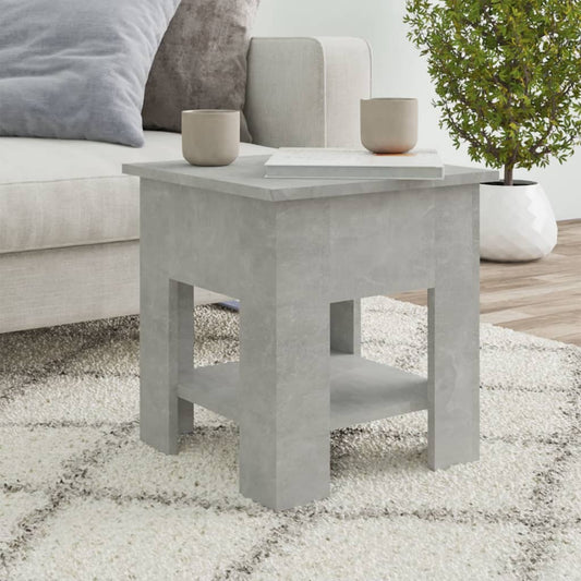 Coffee Table Concrete Grey 40x40x42 cm Engineered Wood Coffee Table Concrete Grey 40x40x42 cm Engineered Wood
