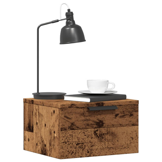 Wall-mounted Bedside Cabinets 2 pcs Old Wood 34x30x20 cm Wall-mounted Bedside Cabinets 2 pcs Old Wood 34x30x20 cm