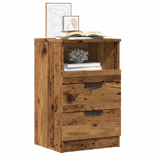 Bedside Cabinets 2 pcs Old Wood 40x36x65 cm Engineered Wood Bedside Cabinets 2 pcs Old Wood 40x36x65 cm Engineered Wood
