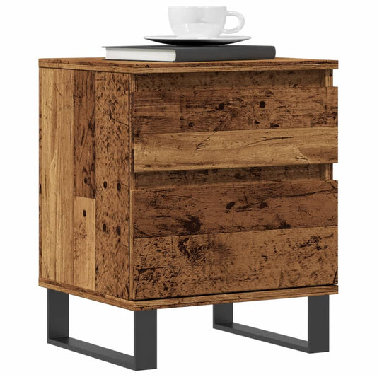 Bedside Cabinet Old Wood 40x35x50 cm Engineered Wood Bedside Cabinet Old Wood 40x35x50 cm Engineered Wood