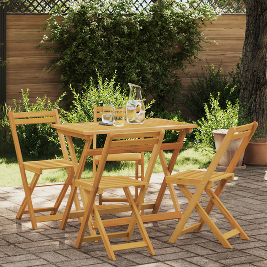 Folding Garden Chairs Folding 4 pcs Natural 40 x 53 x 80 cm Folding Garden Chairs Folding 4 pcs Natural 40 x 53 x 80 cm