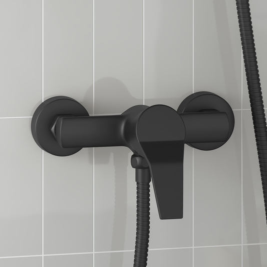 Shower Mixer Tap Black G 1 / 2 inches Brass Shower Mixer Tap Black G 1 / 2 inches Brass