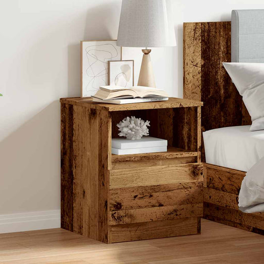 Bedside Cabinet Old Wood 40x40x50 cm Engineered Wood Bedside Cabinet Old Wood 40x40x50 cm Engineered Wood