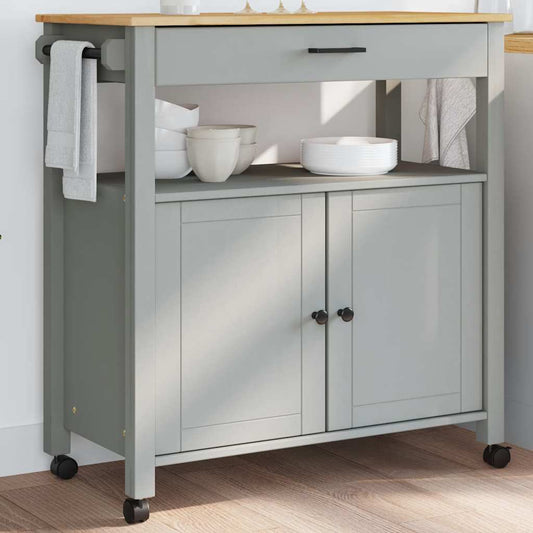 Kitchen Trolley "MONZA" 84x40x88,5 cm Solid Wood Pine Kitchen Trolley "MONZA" 84x40x88,5 cm Solid Wood Pine