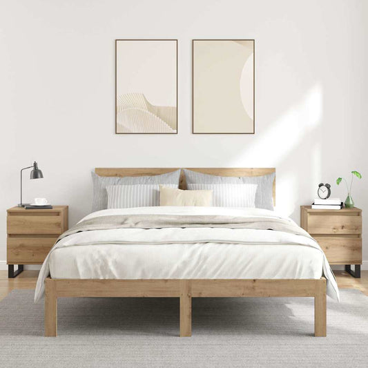 Bedside Cabinets 2 pcs Artisan Oak 40x35x50 cm Engineered Wood Bedside Cabinets 2 pcs Artisan Oak 40x35x50 cm Engineered Wood