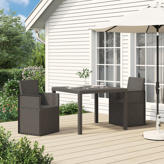 Garden Dining Chairs 2 pcs Light Grey PP Garden Dining Chairs 2 pcs Light Grey PP