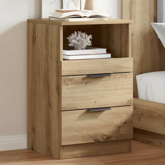 Bedside Cabinets 2 pcs Artisan Oak 40x36x65 cm Engineered Wood Bedside Cabinets 2 pcs Artisan Oak 40x36x65 cm Engineered Wood