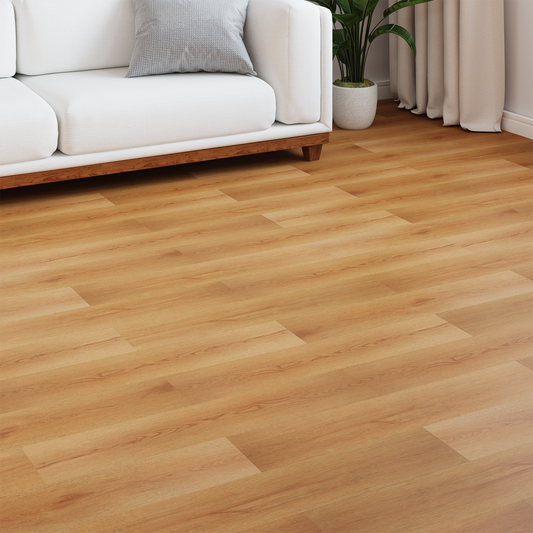 Laminate Flooring 5 pcs Light Beige 101 x 20 x 0.8 cm Laminate Flooring 5 pcs Light Beige 101 x 20 x 0.8 cm