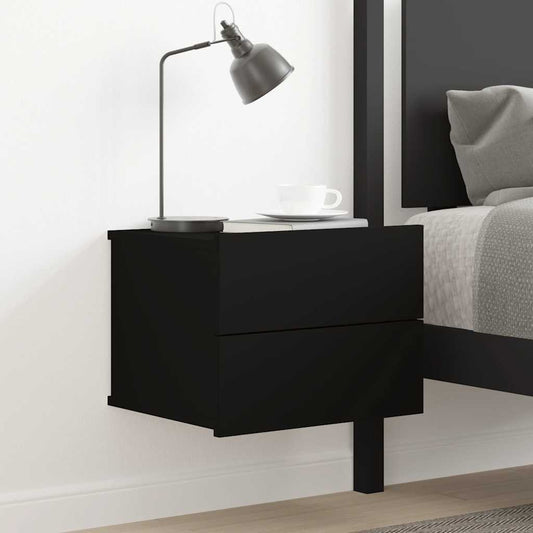 Bedside Cabinet Black 40x30x30 cm Engineered Wood Bedside Cabinet Black 40x30x30 cm Engineered Wood