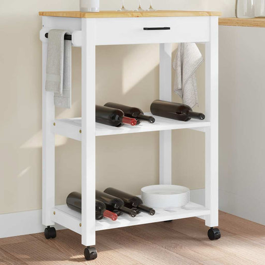 Kitchen Trolley "MONZA" 60x40x88,5 cm Solid Wood Pine Kitchen Trolley "MONZA" 60x40x88,5 cm Solid Wood Pine
