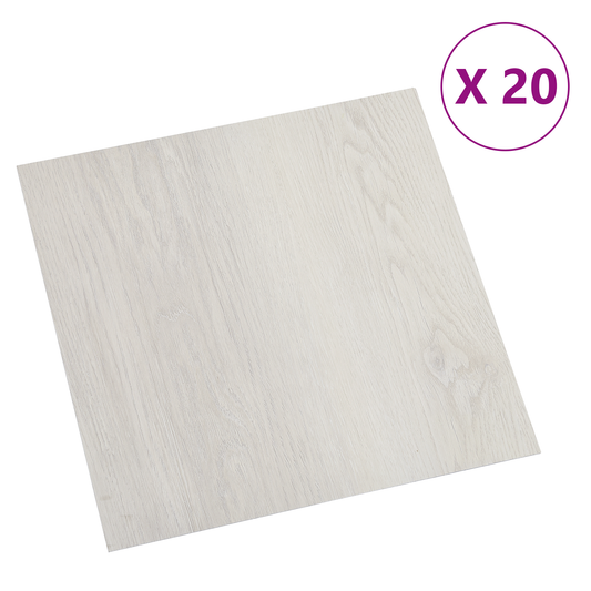 Self-adhesive Flooring Planks 30.5 x 30.5 cm 20 pcs PVC Self-adhesive Flooring Planks 30.5 x 30.5 cm 20 pcs PVC