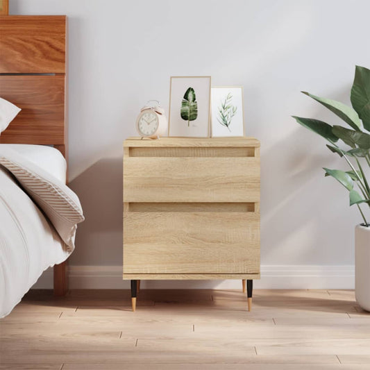 Bedside Cabinet Sonoma Oak 40x35x50 cm Engineered Wood Bedside Cabinet Sonoma Oak 40x35x50 cm Engineered Wood