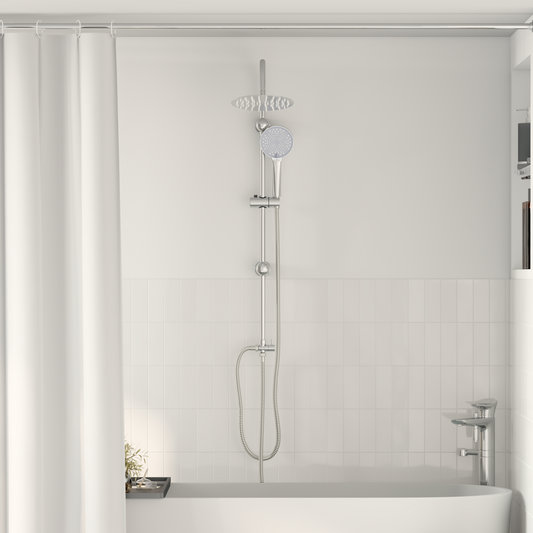 Shower System Silver 47 x 20 x 95 cm Stainless Steel Shower System Silver 47 x 20 x 95 cm Stainless Steel