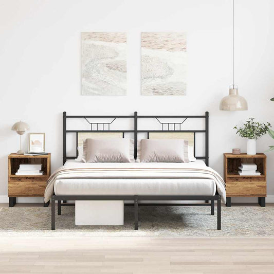 Bedside Cabinets 2 pcs Old Wood 40x35x50 cm Engineered Wood Bedside Cabinets 2 pcs Old Wood 40x35x50 cm Engineered Wood