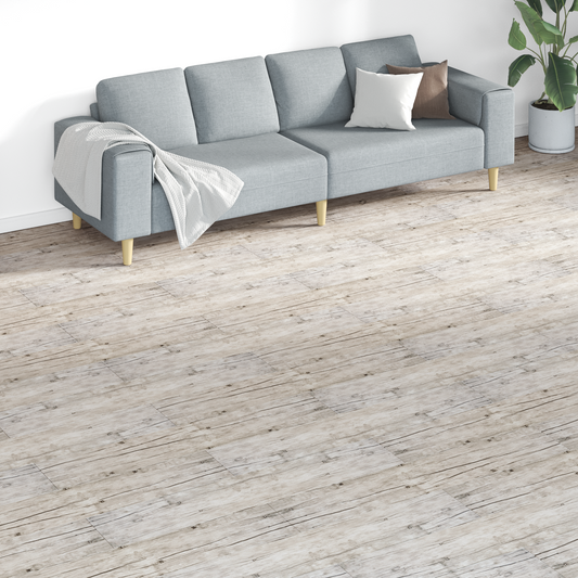 Flooring Planks 18 pcs Grey 5.26 m² PVC Flooring Planks 18 pcs Grey 5.26 m² PVC