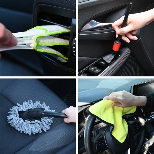Car Brush Set Multicolour Poly Rattan Car Brush Set Multicolour Poly Rattan