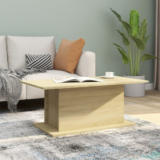 810310 vidaXL Coffee Table Sonoma Oak 102x55,5x40 cm Engineered Wood 810310 vidaXL Coffee Table Sonoma Oak 102x55,5x40 cm Engineered Wood