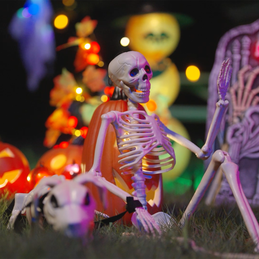 Halloween Decoration Skeleton 2 pcs White Polypropylene Halloween Decoration Skeleton 2 pcs White Polypropylene
