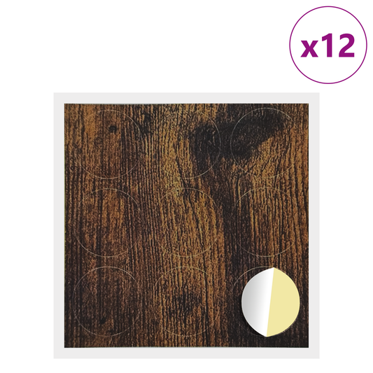 Self-adhesive Screw Cover 12 pcs Smoked Oak Ø 20 x 0.5 mm Self-adhesive Screw Cover 12 pcs Smoked Oak Ø 20 x 0.5 mm