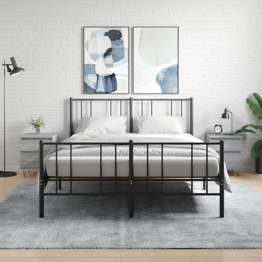 Bedside Cabinets 2 pcs Grey Sonoma 40x35x50 cm Engineered Wood Bedside Cabinets 2 pcs Grey Sonoma 40x35x50 cm Engineered Wood