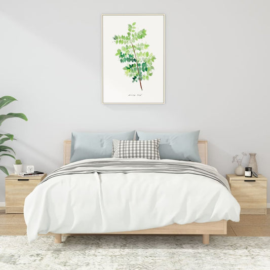 Bedside Cabinets 2 pcs Sonoma Oak 40x39x40 cm Bedside Cabinets 2 pcs Sonoma Oak 40x39x40 cm