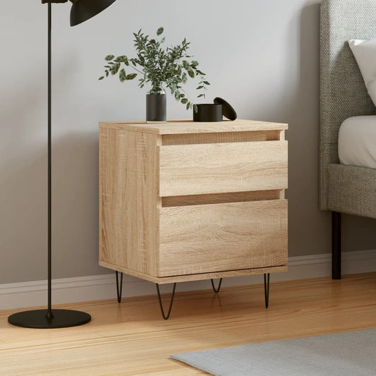 Bedside Cabinet Sonoma Oak 40x35x50 cm Engineered Wood Bedside Cabinet Sonoma Oak 40x35x50 cm Engineered Wood