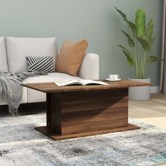 813094 vidaXL Coffee Table Brown Oak 102x55,5x40 cm Engineered Wood 813094 vidaXL Coffee Table Brown Oak 102x55,5x40 cm Engineered Wood