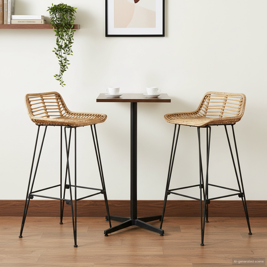 Bar Chair 44 x 46 x 91 cm Rod Iron Dia, 10mm Bar Chair 44 x 46 x 91 cm Rod Iron Dia, 10mm