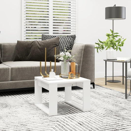 808621 vidaXL Side Table White 50x50x35 cm Engineered Wood 808621 vidaXL Side Table White 50x50x35 cm Engineered Wood