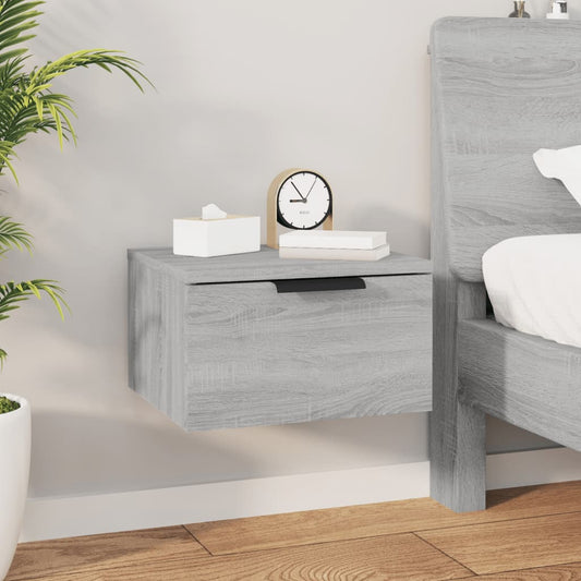 Wall-mounted Bedside Cabinet Grey Sonoma 34x30x20 cm Wall-mounted Bedside Cabinet Grey Sonoma 34x30x20 cm