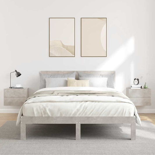 Bedside Cabinets 2 pcs Concrete Grey 40x30x30 cm Engineered Wood Bedside Cabinets 2 pcs Concrete Grey 40x30x30 cm Engineered Wood