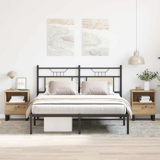 Bedside Cabinets 2 pcs Artisan Oak 40x35x50 cm Engineered Wood Bedside Cabinets 2 pcs Artisan Oak 40x35x50 cm Engineered Wood