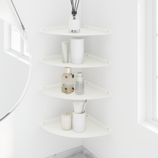 Floating Shelf with Shelf 4 pcs White 30 x 30 x 2 cm Floating Shelf with Shelf 4 pcs White 30 x 30 x 2 cm
