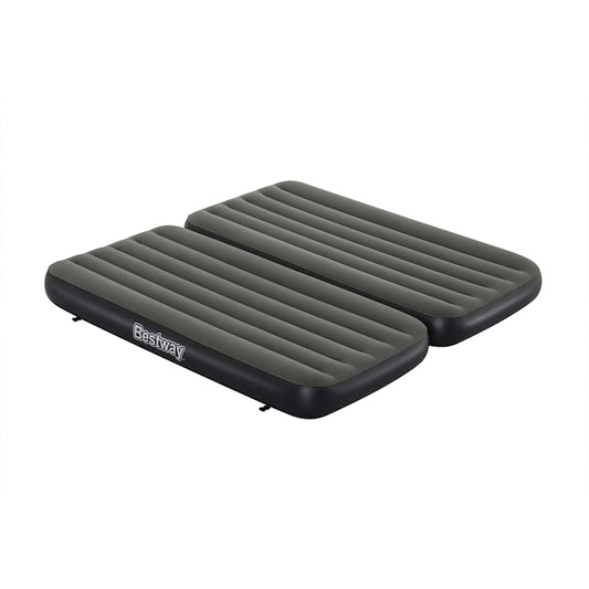 3-in-1 Inflatable Airbed Black and Grey 188x99x25 cm 3-in-1 Inflatable Airbed Black and Grey 188x99x25 cm