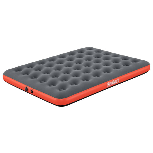 Air mattress 2-Person 203 x 152 x 22 cm Grey and Red Air mattress 2-Person 203 x 152 x 22 cm Grey and Red