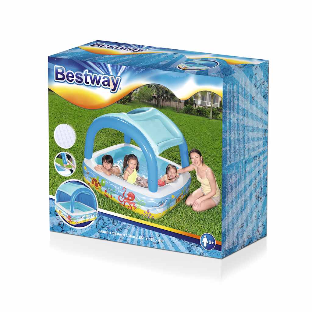 Canopy Play Pool Blue 140x140x114 cm 52192
