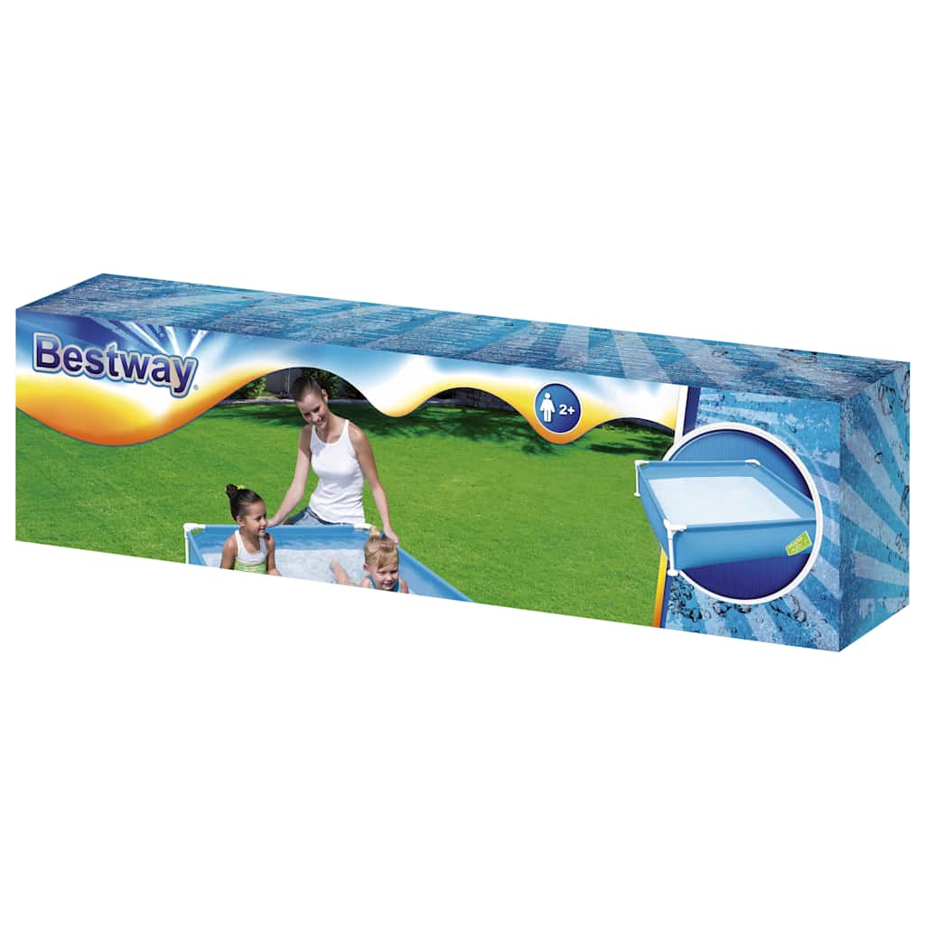 Pool | Multicolour | PVC, metal | Mini | Durable | Pool | Rectangular