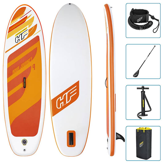 Hydro-Force Inflatable Paddleboard Set Aqua Journey 65349 Hydro-Force Inflatable Paddleboard Set Aqua Journey 65349