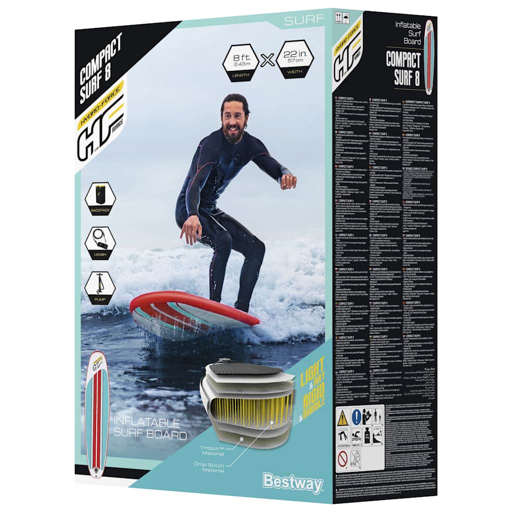 Hydro-Force Compact Surf 8 Inflatable SUP 243x57x7 cm