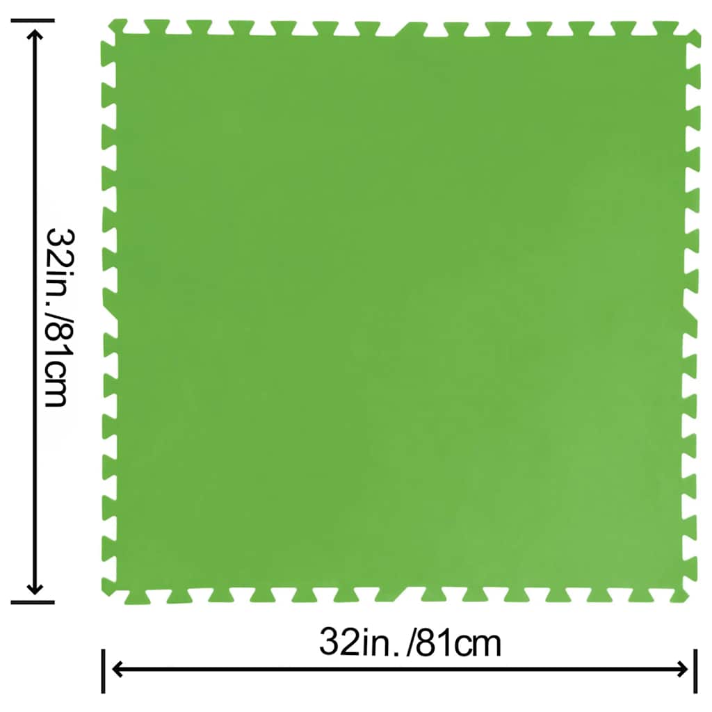 Flowclear Floor Protectors 9 pcs Green 5.47 m²