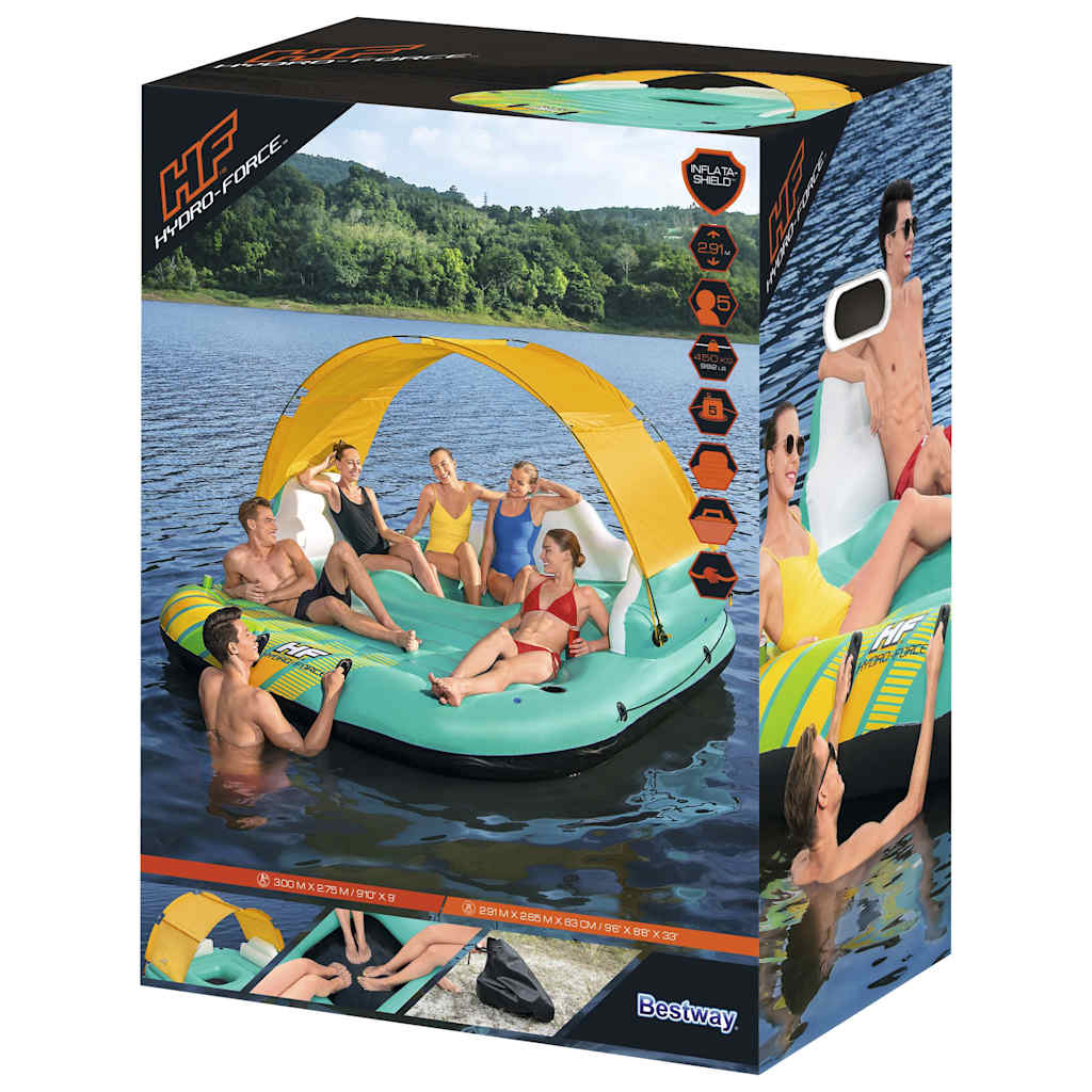 5-Person Inflatable Island Sunny Lounge 291x265x83 cm