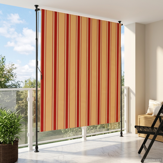 Outdoor Roller Blind Multicolour 200 x 270 cm Outdoor Roller Blind Multicolour 200 x 270 cm
