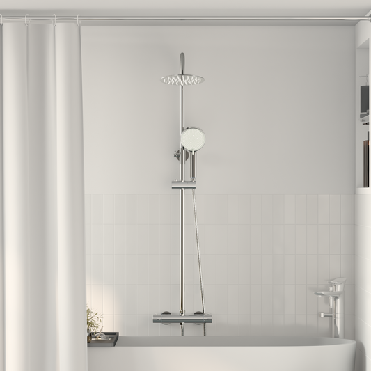 Thermostatic Shower System Set Chrome SS201 Thermostatic Shower System Set Chrome SS201