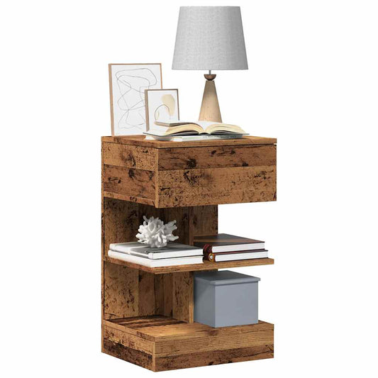 Bedside Cabinet Old Wood 40x35x65 cm Engineered Wood Bedside Cabinet Old Wood 40x35x65 cm Engineered Wood