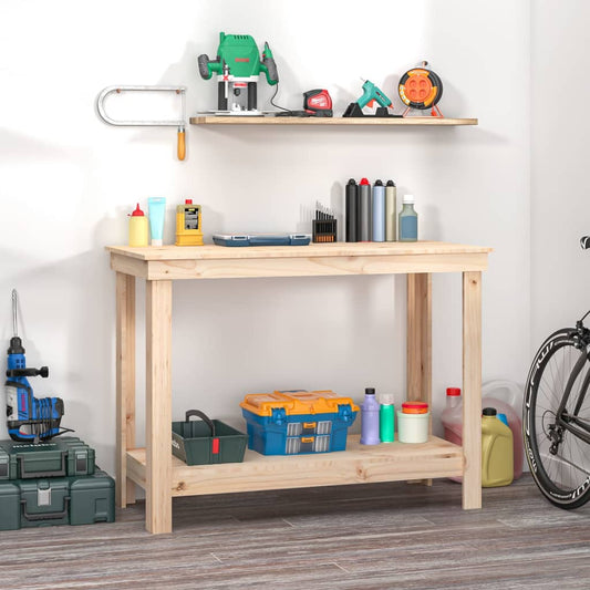 Work Bench 110x50x80 cm Solid Wood Pine Work Bench 110x50x80 cm Solid Wood Pine