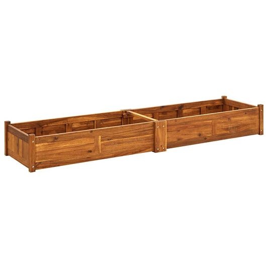 Garden Raised Bed Acacia Wood 200x50x25 cm Garden Raised Bed Acacia Wood 200x50x25 cm
