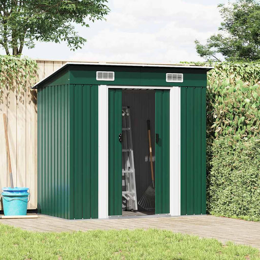 Garden Shed | Green | Galvanised Steel | Medium | Garden Shed Garden Shed | Green | Galvanised Steel | Medium | Garden Shed