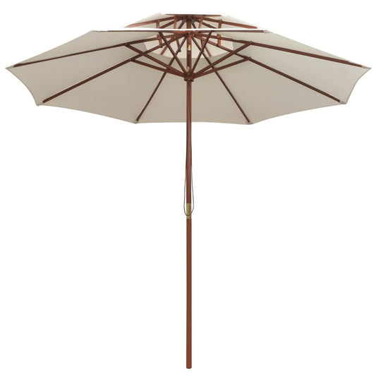Parasol | Cream White | Polyester cover | Large | Adjustable Armrests Parasol | Cream White | Polyester cover | Large | Adjustable Armrests