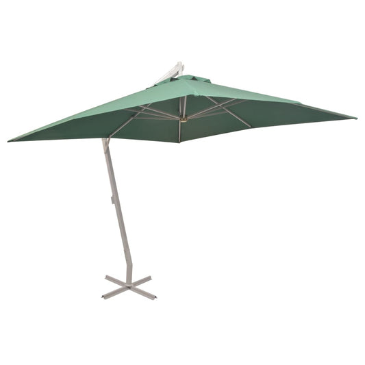 Hanging Parasol | Green | Polyester Fabric | Large | Height-Adjustable Hanging Parasol | Green | Polyester Fabric | Large | Height-Adjustable