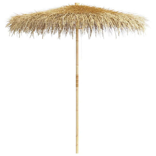 Garden Parasol | Brown | Bamboo and Banana Leaf | Large | Foldable Garden Parasol | Brown | Bamboo and Banana Leaf | Large | Foldable